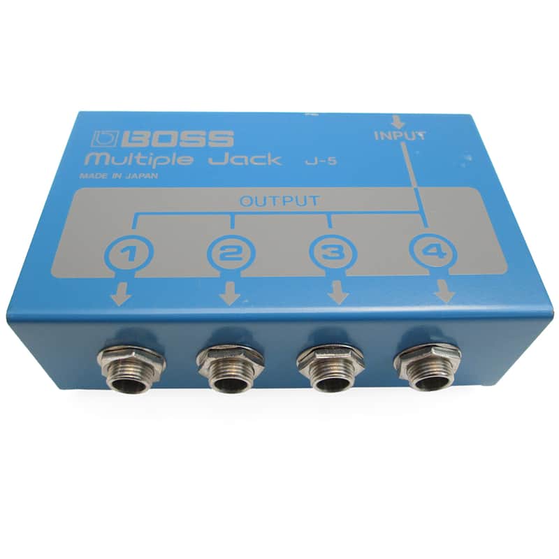 1990 Boss J-5 Multiple Jack 1 to 4 Channel Splitter Box Japan Mono
