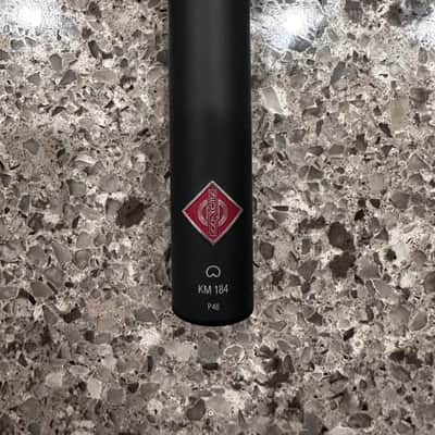 Neumann KM 184 mt Small Diaphragm Cardioid Condenser Microphone 1993 - Present - Matte Black image 2
