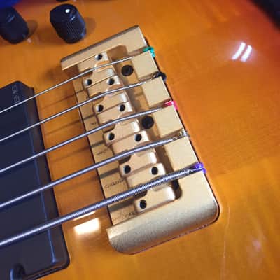 Early version Spector Euro 5 LX bass guitar flamed maple 5 string made in Czech Republic Make Offer! image 4