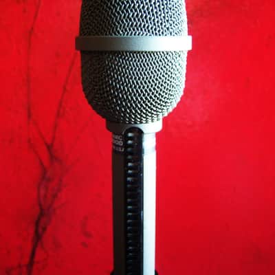 Vintage 1980's Electro-Voice PL11 / RE11 Supercardioid Dynamic Microphone green Low Z w mic clip & case RE10 RE15 image 12