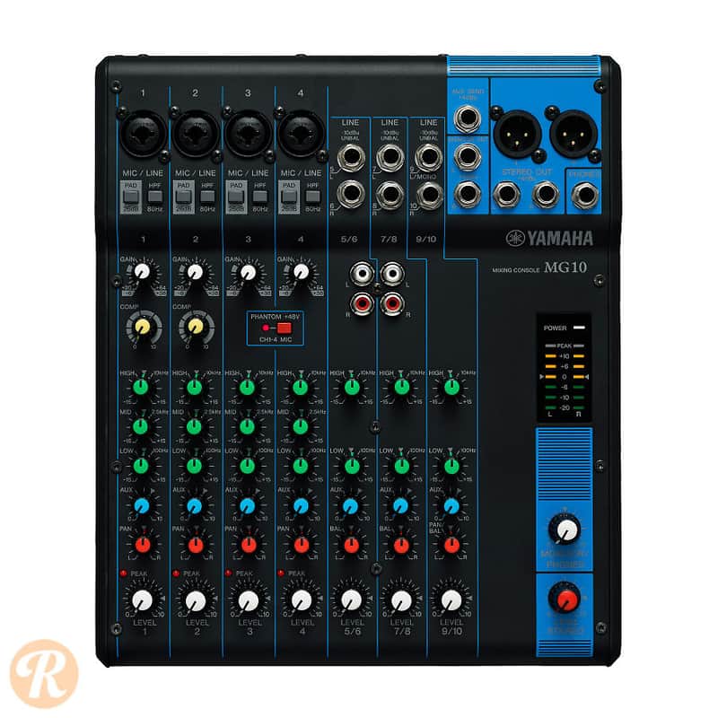 Yamaha MG10 10 Channel Analog Mixer image 1