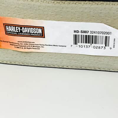 Harley Davidson HD-S007 Suede Guitar Strap – NOS 2005 image 5