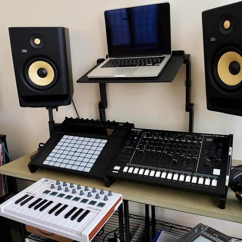 Custom stand Ableton Push 2 and Roland TR8S - 3dstudiofurniture image 1