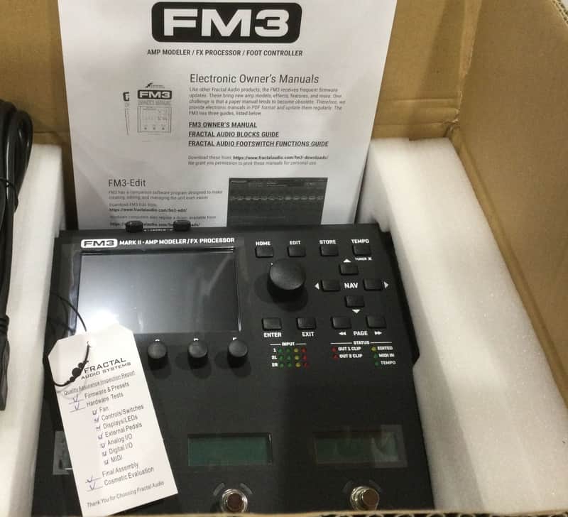 Fractal Audio FM3 MKII Turbo Amp Modeler / Multi-FX / Floor Unit image 1