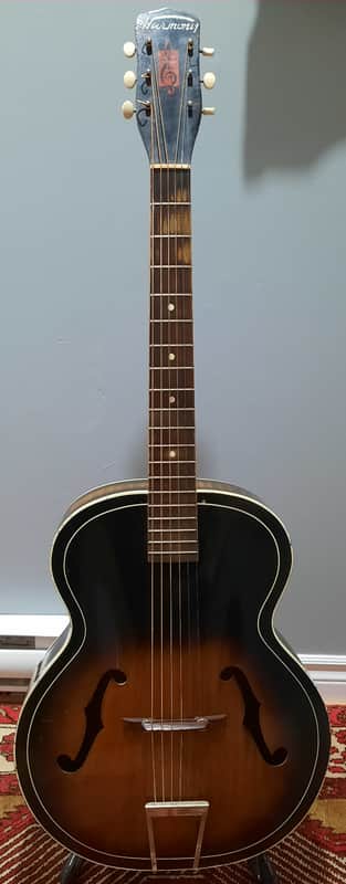 Harmony Master USA Archtop 1957/58 Tiger Stripe Birch Guitar | Reverb