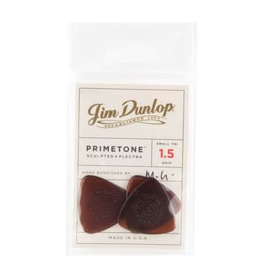 Dunlop 516P1.5 Primetone® Small Tri Guitar Picks Three Picks image 1