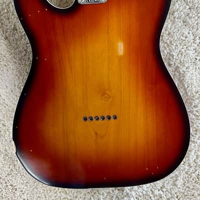 Mint Fender Jason Isbell Custom Telecaster, 3-Color Chocolate Burst with gig Bag image 2