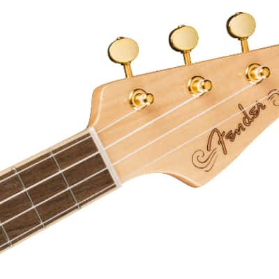 Fender Fullerton Strat Uke Fiesta Red - Concert Ukulele image 5