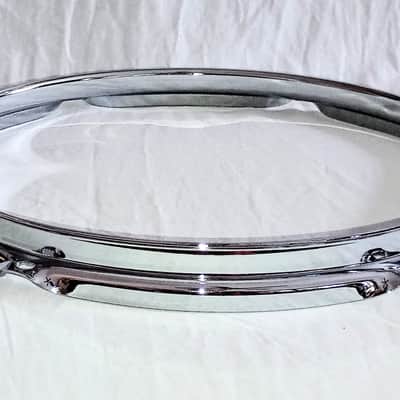 DW DRUM HOOP 12-IN DIAMETER 6 LUG HOLE PATTERN-CHROME-SHIPS FREE TO C-USA! image 1