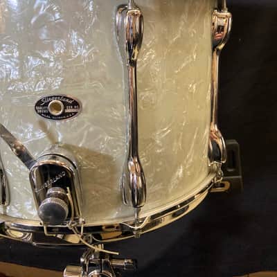 Slingerland - 10x14" No. 142 Marching Snare Drum, 1968–1972 - Marine Pearl image 9