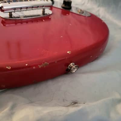 Fender Mustang Guitar with Rosewood Fretboard - 1966 - Dakota Red image 10