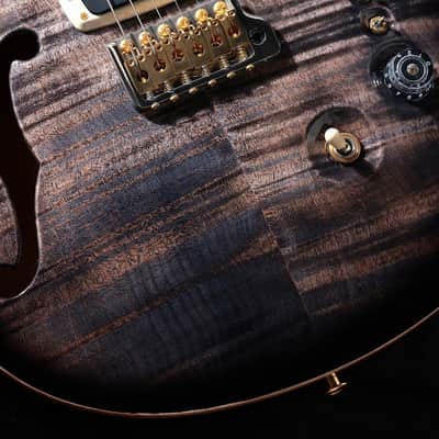 Paul Reed Smith (PRS) 2025 40th Anniversary Custom 24-08 Semi-Hollow Ltd Charcoal Tri-Color Burst Pattern Thin Neck [25 0400130] (07/07) image 4