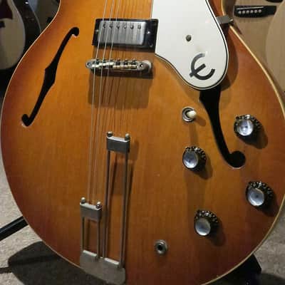 Epiphone 1962 Riviera Honeyburst with S.S. Frets & Case (Joe Satriani Private Collection)(Pre-Owned) image 7