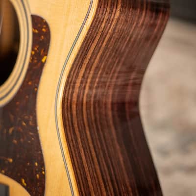 Taylor 414ce Studio Grand Auditorium Acoustic/Electric Guitar - Natural with Gig Bag image 12