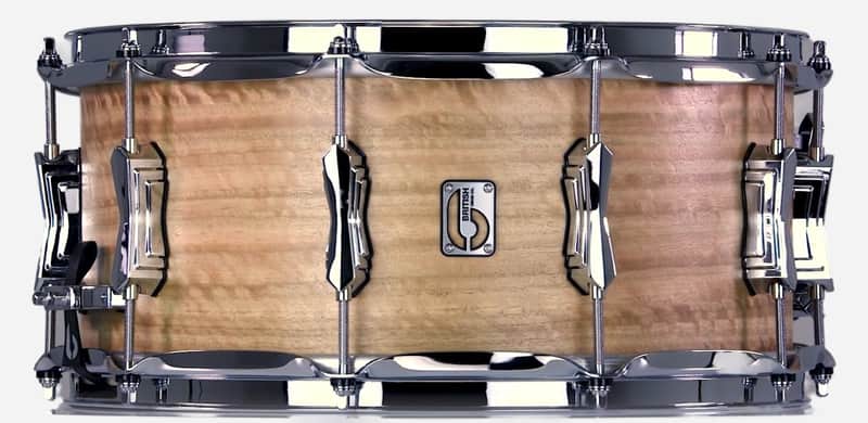 British Drum Co Maverick Maple Snare 6.5″ × 14″ – 10‑Ply Eucalyptus image 1