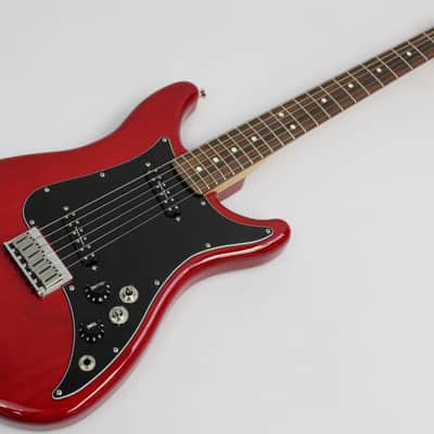 2020 Fender Player Lead II Electric Guitar, Crimson Red Transparent, Duncan Pickups image 2