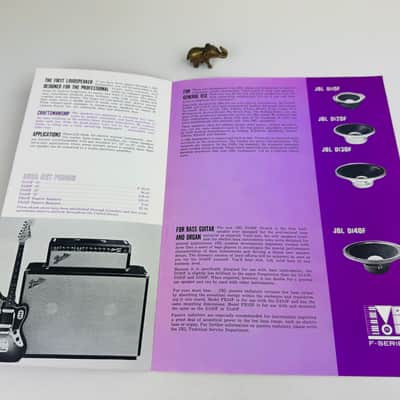 Fender JBL F-Series Dealer Pack- Super Rare! 1966 image 8