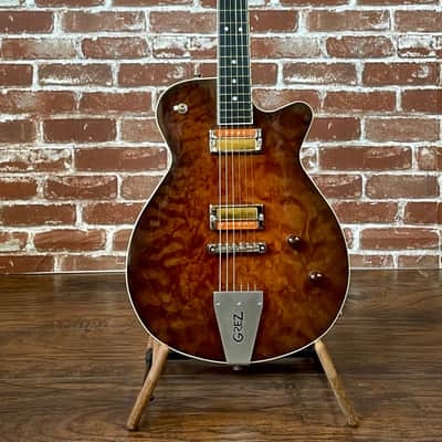 Grez Mendocino Custom 2021 Dark Burst Quilt Top, Binding & Novak Gold-Foils NEW (Authorized Dealer) image 1