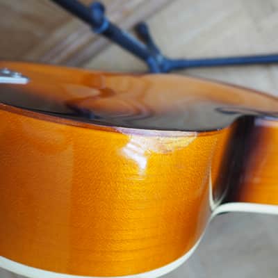 VIDEO! 1973 Framus 5/51 Studio "parlor-sized" Archtop - made in Germany - pro setup, player ready image 12