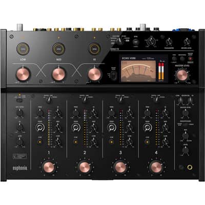 AlphaTheta Euphonia professional 4 channel mixer + laptop stand & ties image 7