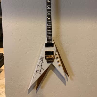 AZG Vinnie Vincent Guitar from Hell 2010 ish - White / Gold image 1