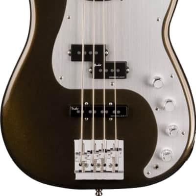 Fender American Ultra II Precision Bass, Ebony Fingerboard, Texas Tea image 2