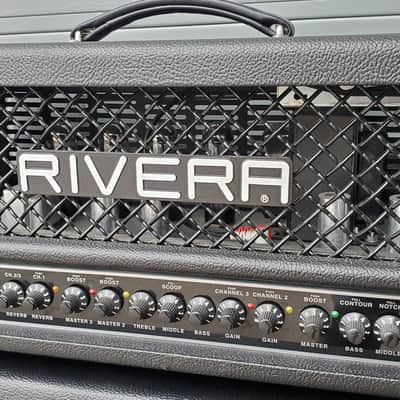 2008 Rivera KR7 120-watt 3-channel Mick Thomson Signature Tube Head and Cab with Sub 1 Los Lobottom image 7