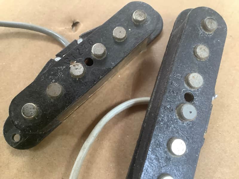 2 x Maxon 31276 Stratocaster stagered Pickup vintage 70’s MIJ Japan Lawsuit Copy Fender Era image 1