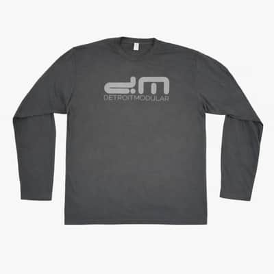 DM LONG SLEEVE SHIRTS-Crewneck Grey on Black / Medium : BRAND NEW :  [DETROIT MODULAR] image 2
