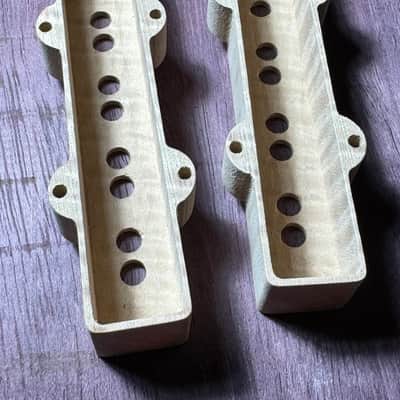 Guilford 5A Jazz Bass Pickup Cover Set - fits Seymour Duncan - USA image 4