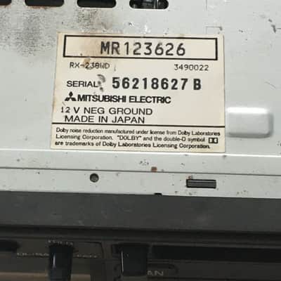 OEM MR123626 Mitsubishi Receiver Factory Radio AM/FM Cassette Deck Stereo image 2