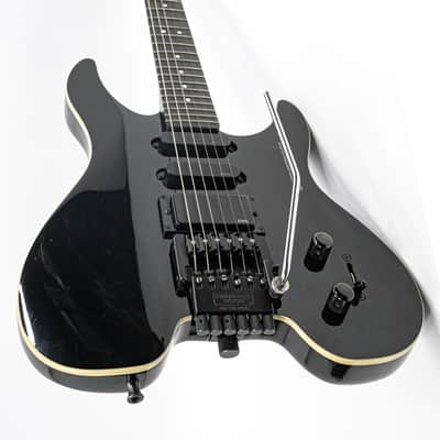 1989 Steinberger GM4TA Flagship Guitar — Newburgh, NY — Black w/ White Binding image 15