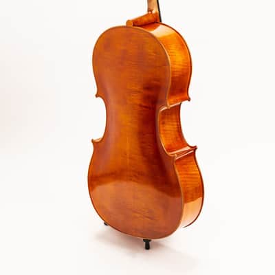DZ Strad Cello Model 250 w/ Case & Bow (1/8-4/4) image 2