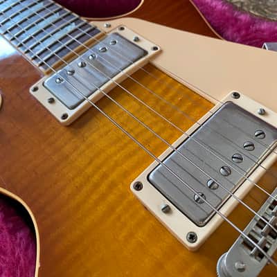 Gibson 2003 Les Paul Standard Subtle Honeyburst Flametop w/ OHSC Non-Chambered w/ Grovers image 14