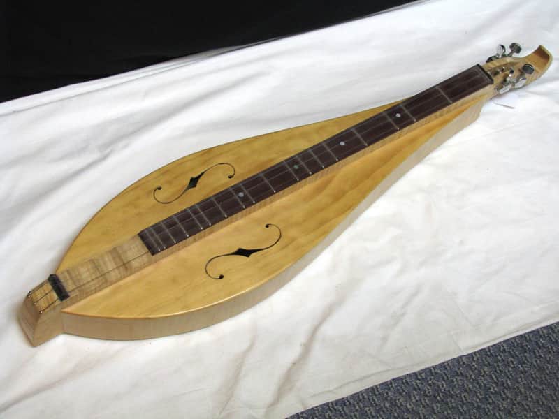 JOHN WILLIAMS DULCIMER pine top - flame maple - used image 1