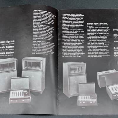 Altec Lansing A-100 Series Portable PA VoTT 1969 Groovy Baby! image 4
