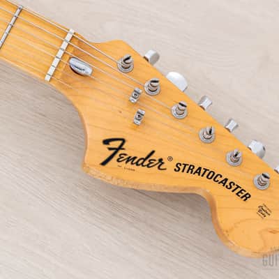 1973 Fender Stratocaster Vintage Guitar Natural, Near-Mint w/ Case image 4