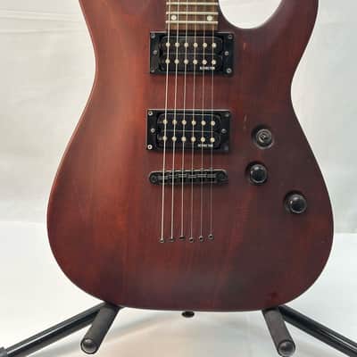 Schecter Omen-6 Diamond Series Electric Guitar 2003 - 2011 - Walnut Satin image 1