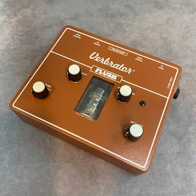 Fuchs Plush Verbrator Reverb & Tube Effects loop Parallel Series 2010s - Brown image 2