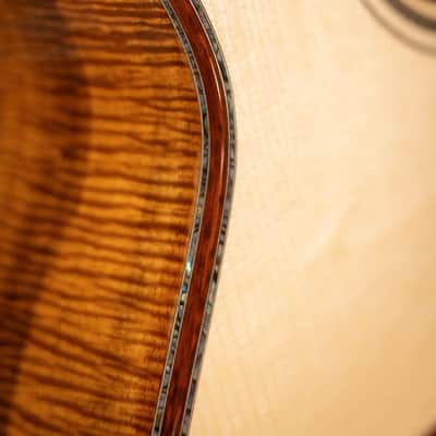 Santa Cruz 000 45 Style Acoustic Guitar - Old Growth Adirondack/Koa with Hardshell Case image 15