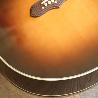 2013 Gibson SJ-100 Acoustic/Electric Super Jumbo Guitar Vintage Sunburst + Hard Case image 8