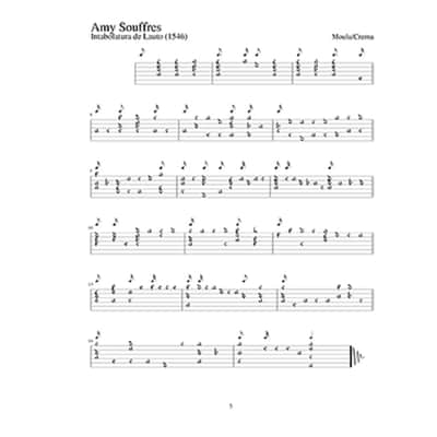 Mel Bay 30749 Renaissance Lute Repertoire - Lute Tablature Edition  by Rob MacKillop image 4