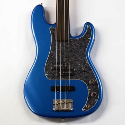 Fender Artist Series Tony Franklin Fretless Precision Bass - Lake Placid Blue image 1
