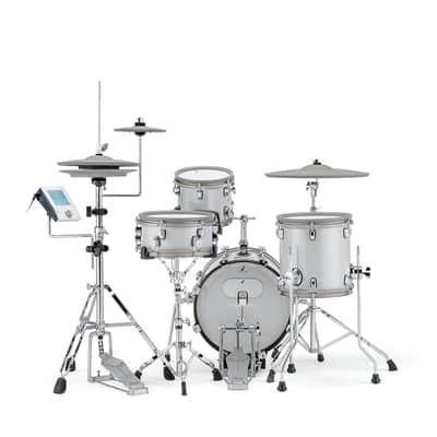 EFNOTE mini Acoustic Designed Electronic Drum Set White Sparkle image 4