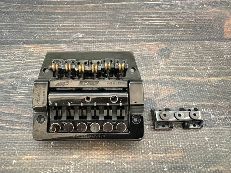 Kahler 2330 FLYER Tremolo Bridge Black with Nut MADE IN USA image 1
