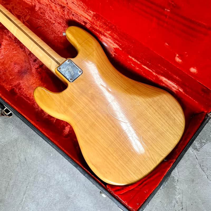Fender Precision Bass 1976 Natural original vintage USA P | Reverb