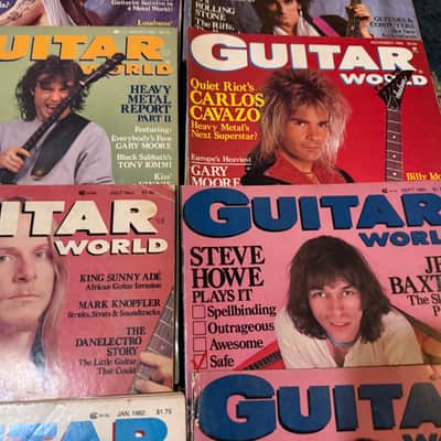 21 Guitar World Magazine 1981-1986 image 4