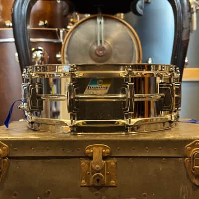 VINTAGE 1970's Ludwig 5x14 Lm400 Supraphonic Snare Drum image 1