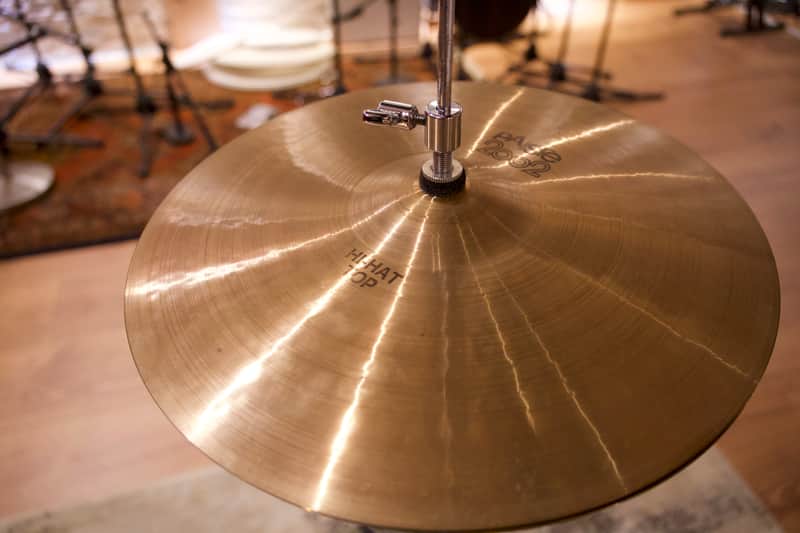 Paiste 14" 2002 Hi-Hat Cymbals (Pair) 1971 - 1980 - Traditional with Black Label image 1