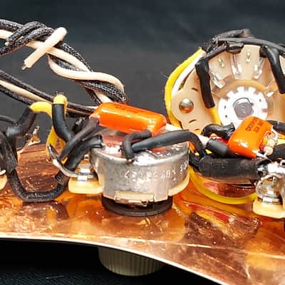 Rock'n R Guitars Loaded SSS for Strat Pickguard W/GM Alnico 5 62z's & Mods 2026 - Aged Pearl image 4